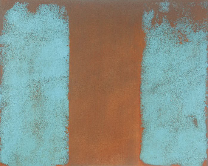 campo de color turquesa