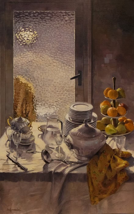 A través del cristal